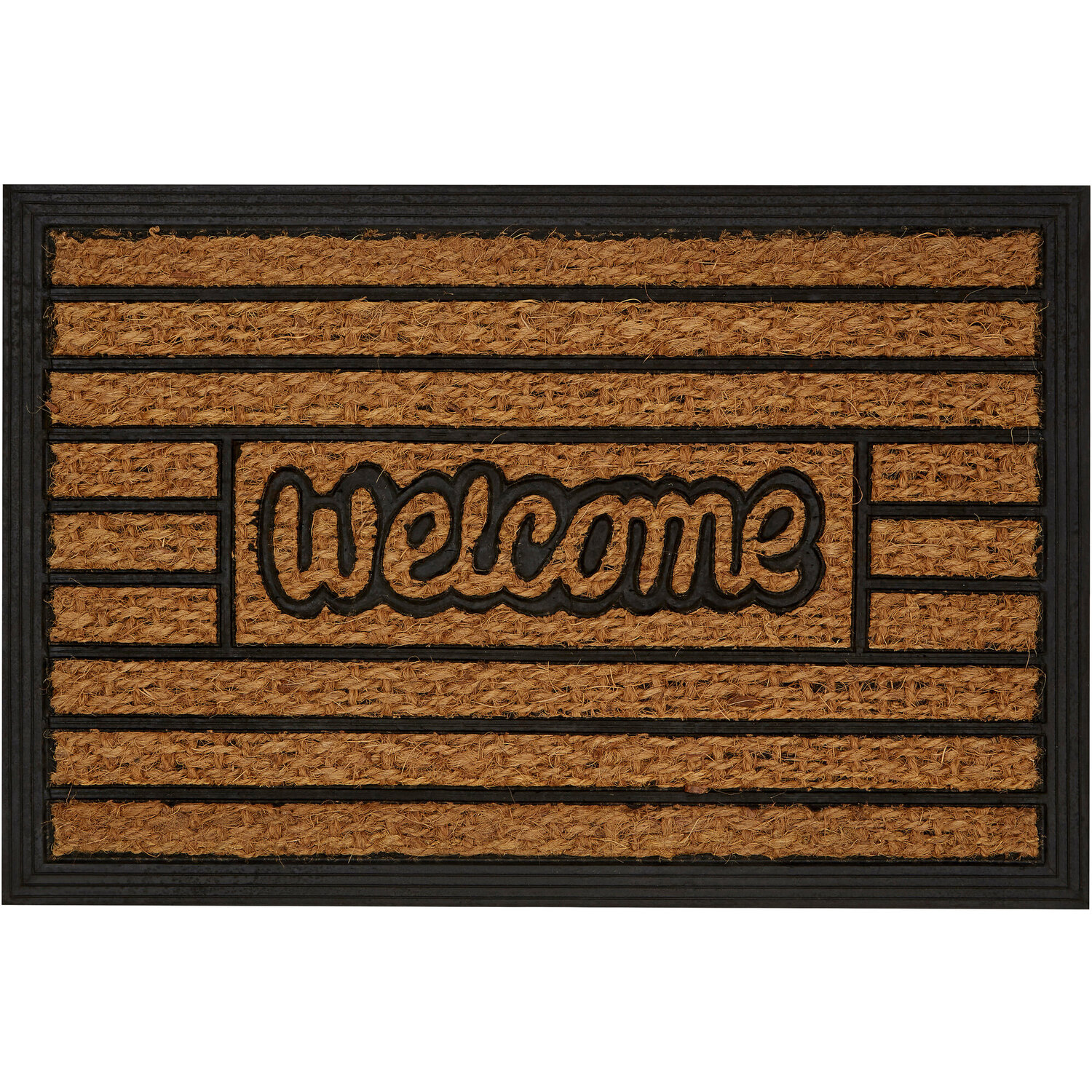 Maison By Premier Filta Welcome Coir Panama Doormat - Brown
