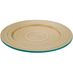 Kyoto Turquoise Bamboo Charger Plate