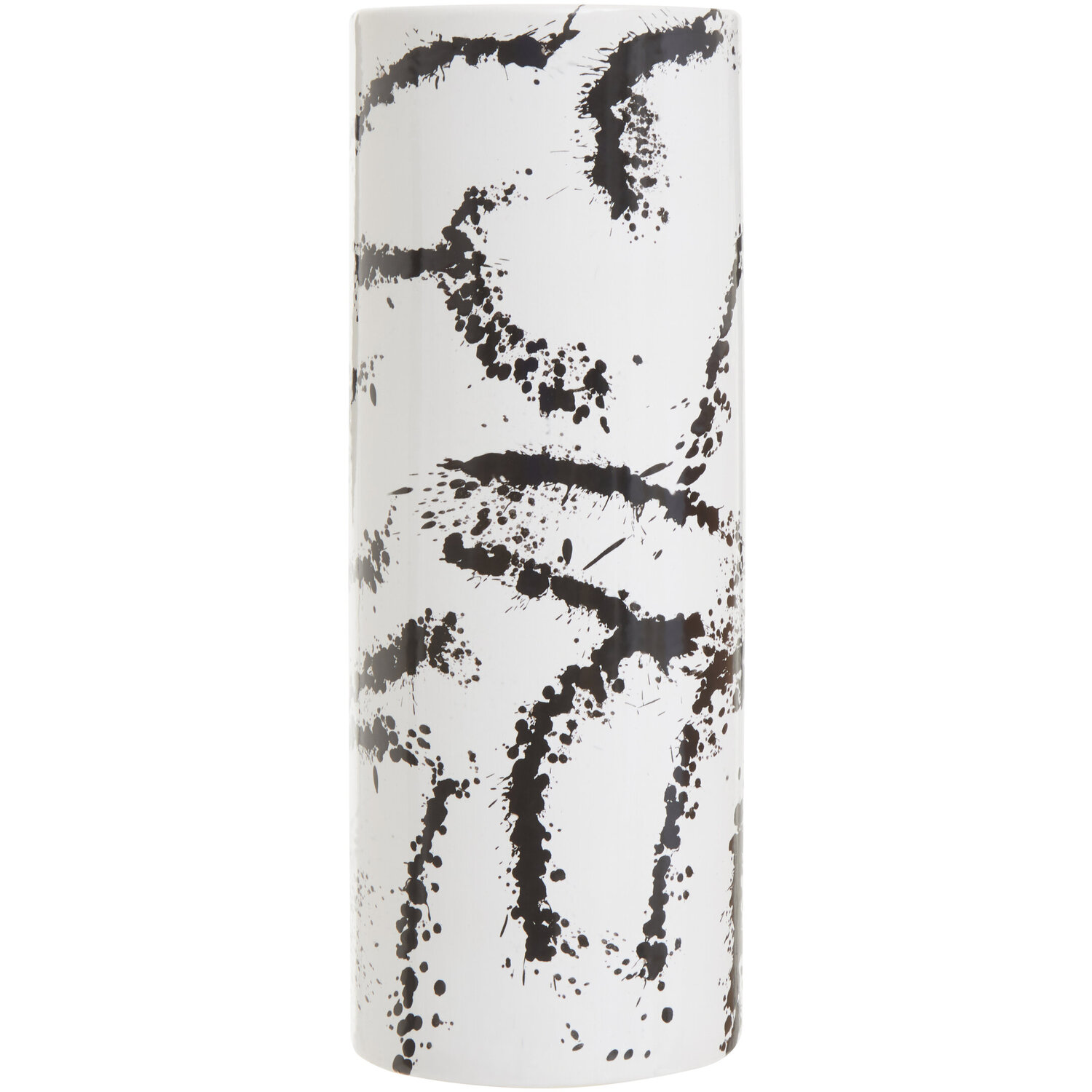 Optik Clear Glass Round Vase - Clay 100%