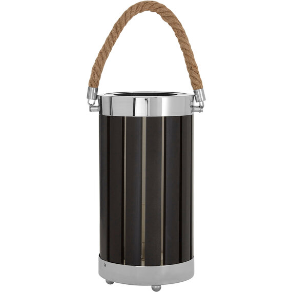 Brooke Black Wood And Metal Table Lamp