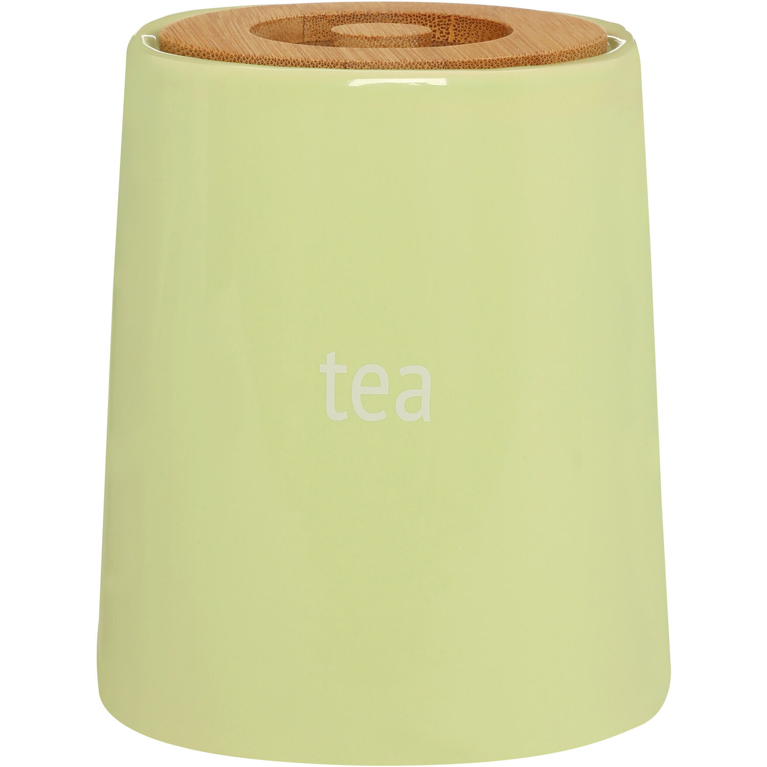 Fletcher Green Ceramic Tea Canister - Green