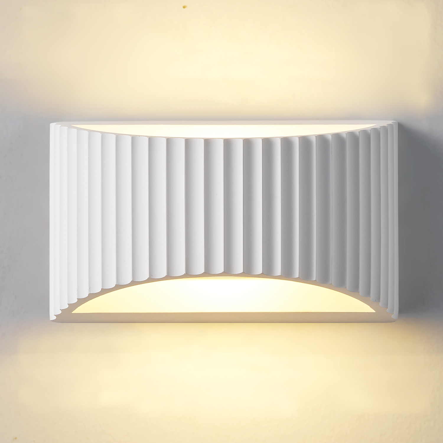 Image of Ceramic Wall Light - White /&hellip;
