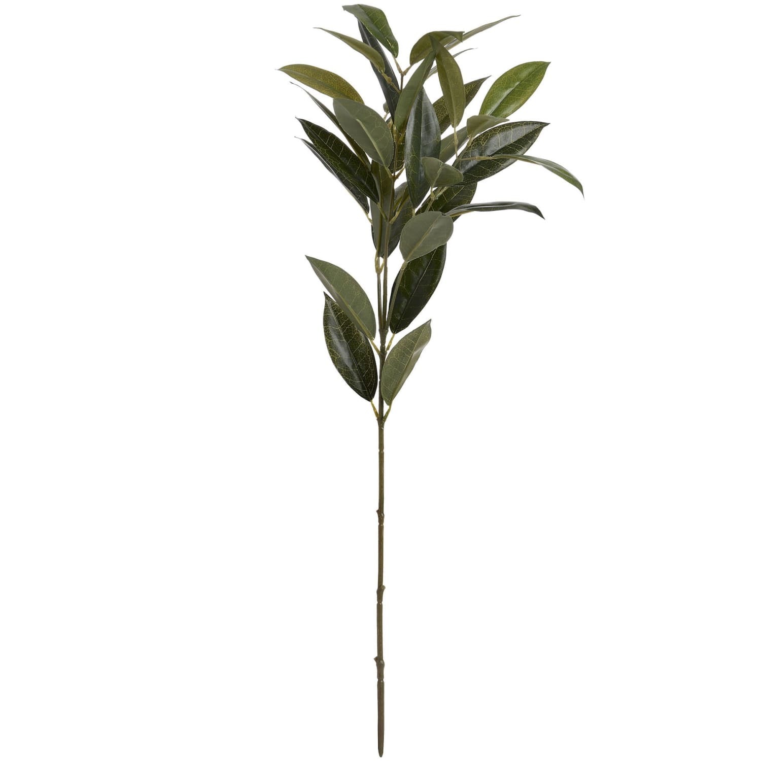 Set of 3 Faux Bay Leaf Sprays Artificial Bay Leaf Stems - Green