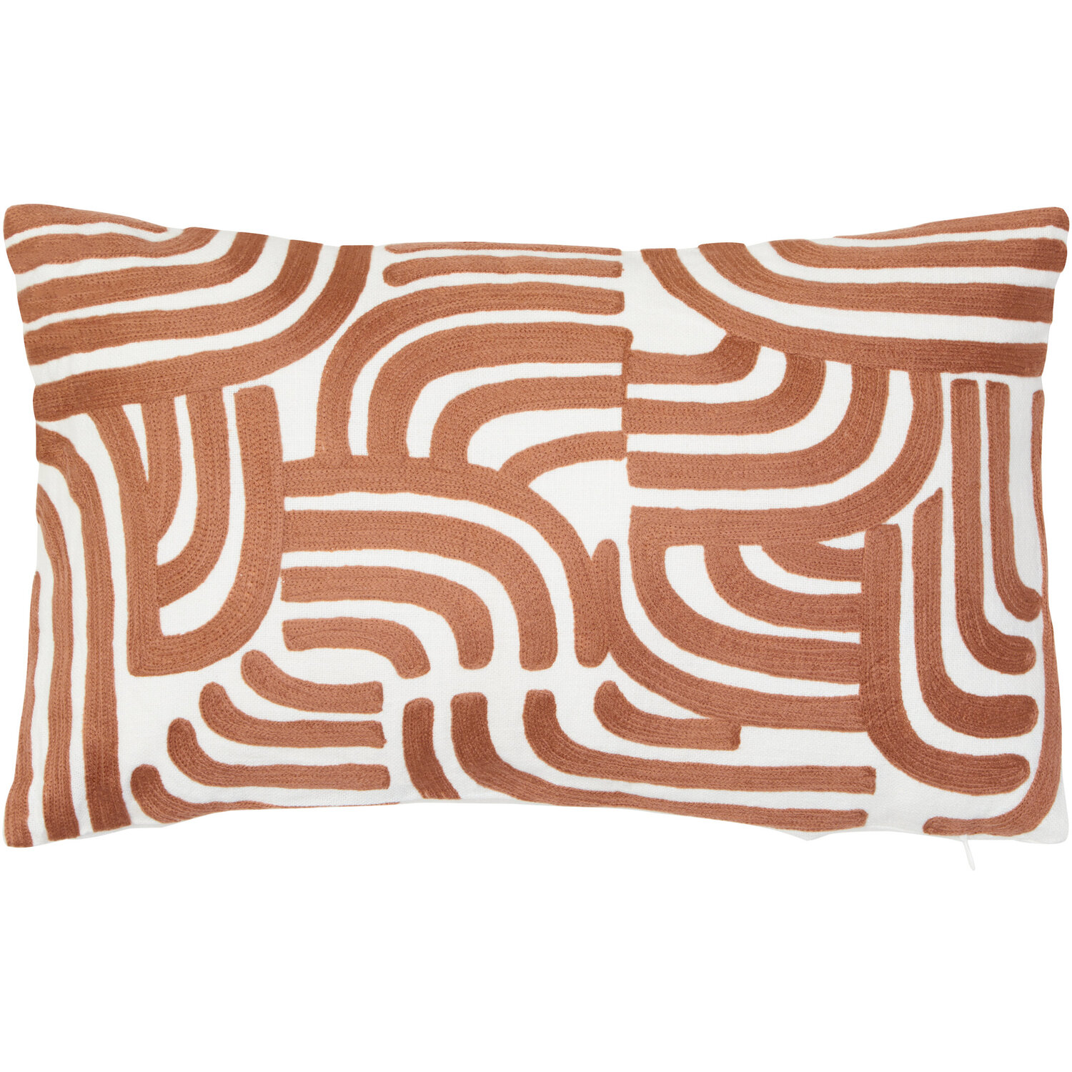 Bosie Ozella Natural and Terracotta Cushion - Multicolour