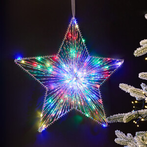 Twinkling Multicolour LED Star
