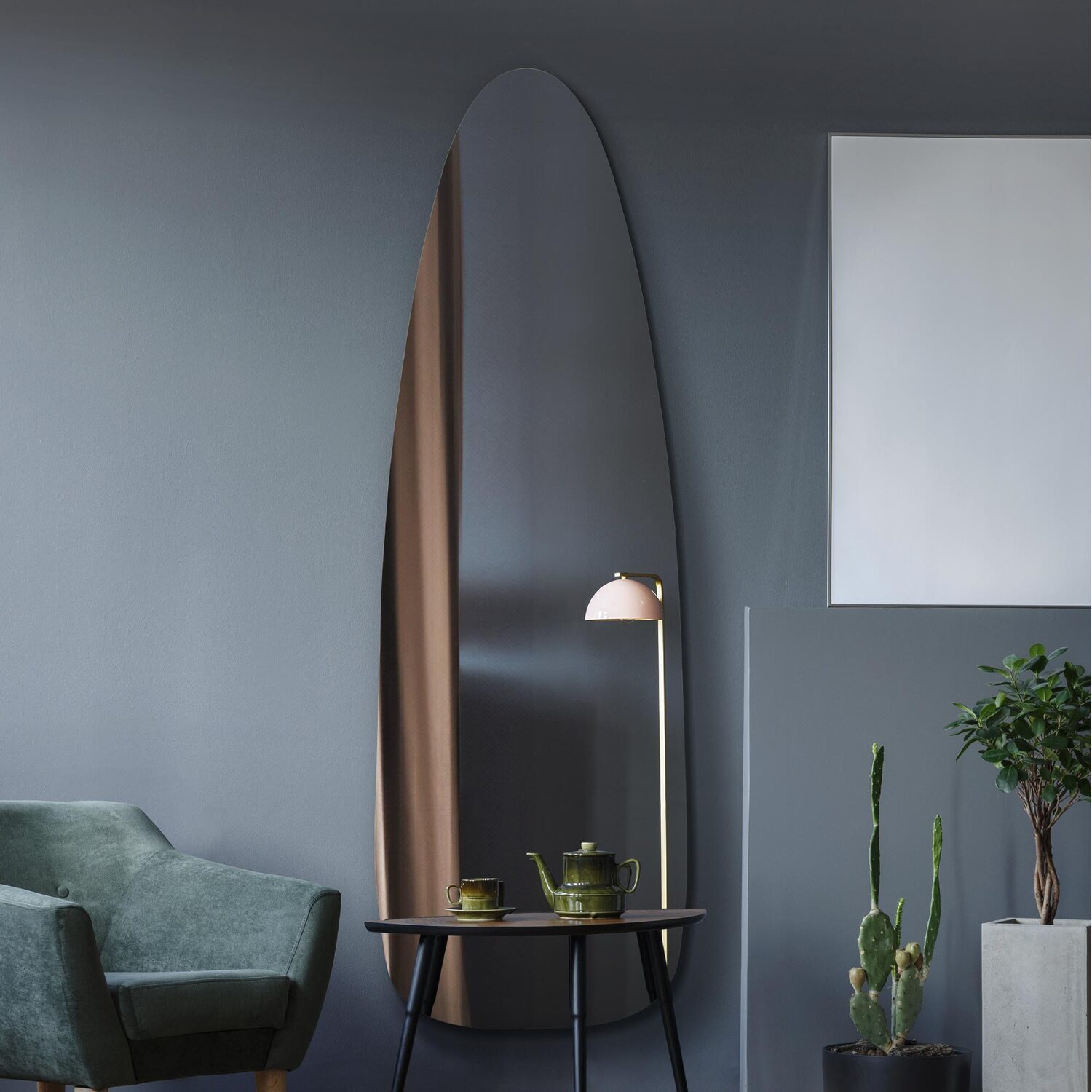 Image of The Lacuna Frameless Pond Wall Mirror&hellip;
