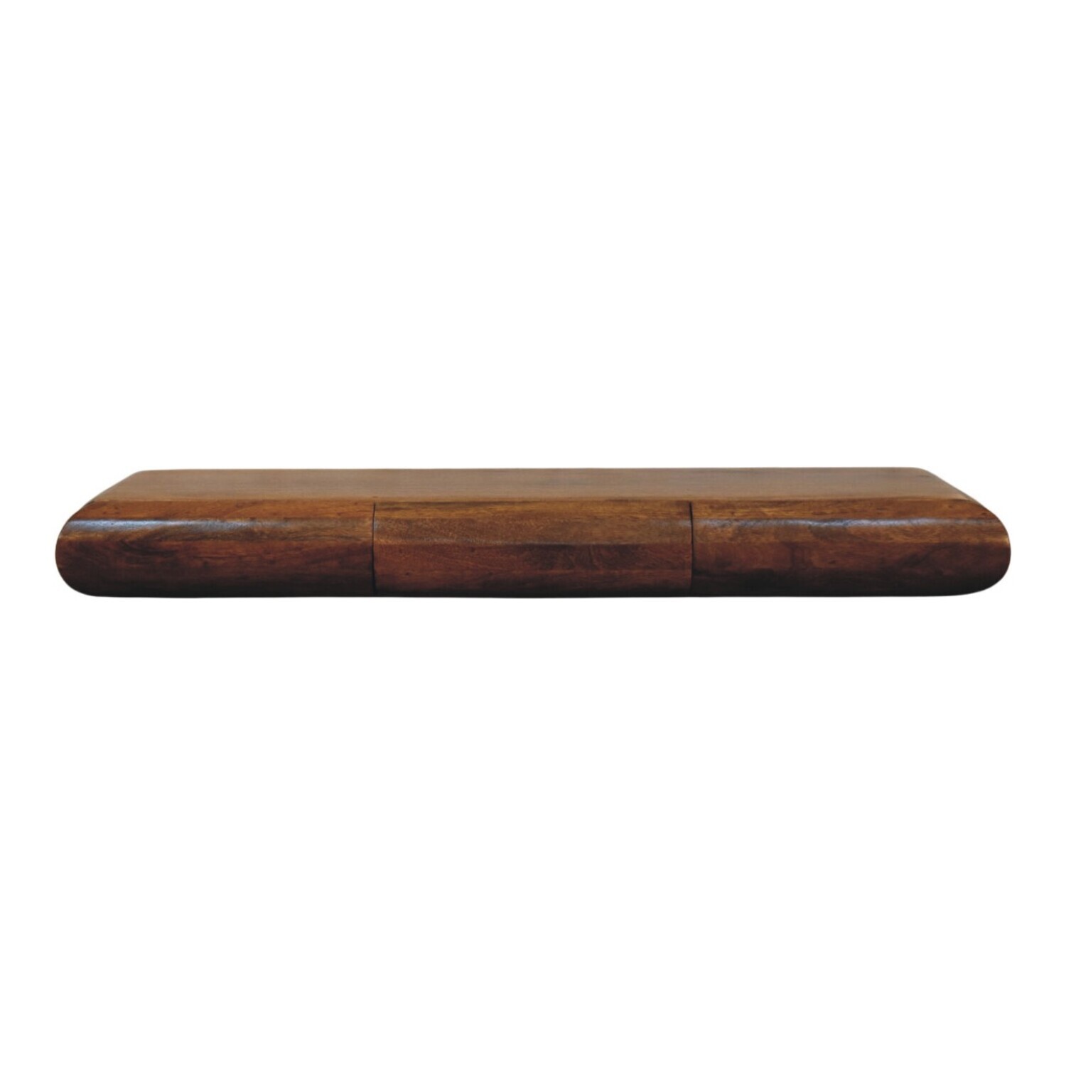 Solid Wood Solis Wall-mounted Console - Brown