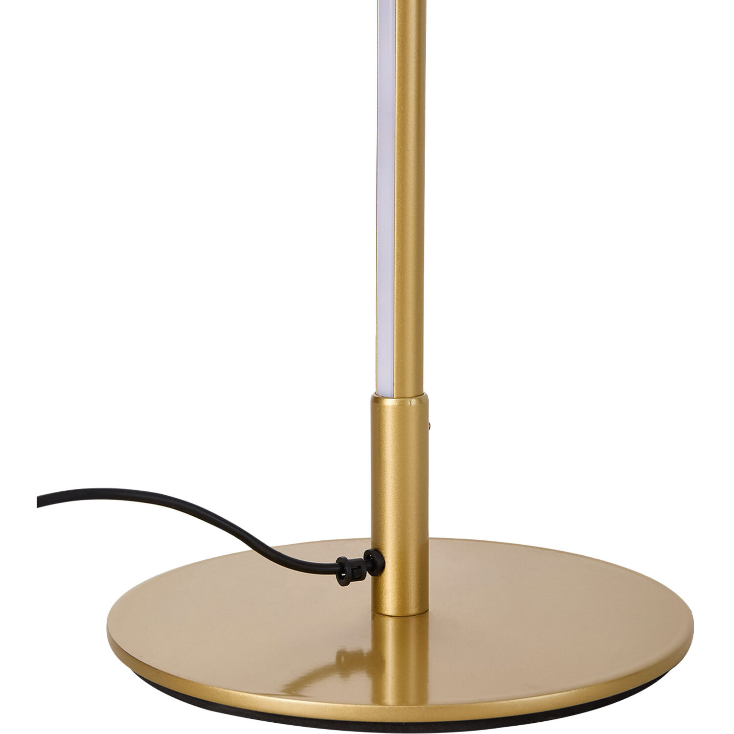 Modern Dimmable Led Floor Light With Remote - Gold