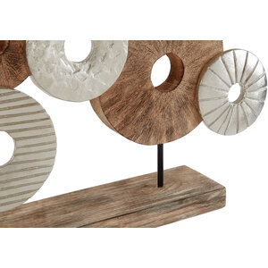 Elementi 7 Disc Wooden Sculpture