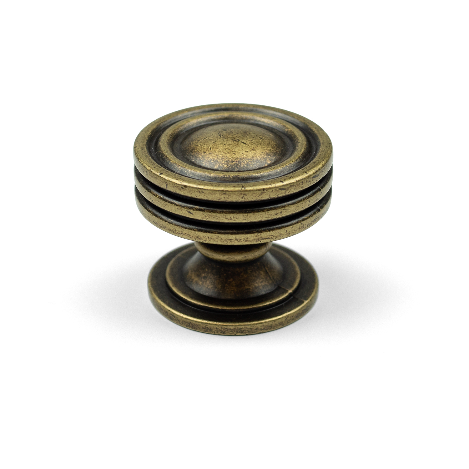 32mm Diameter Knob - Antique Brass
