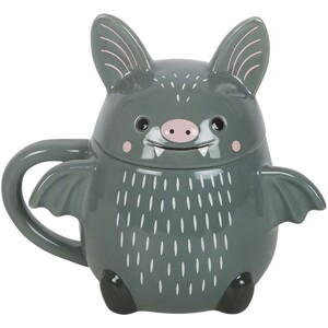 Bat Lidded Mug