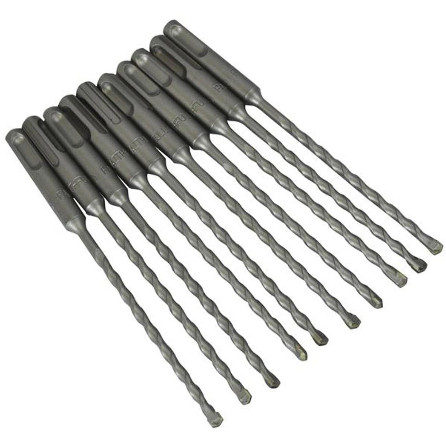 Faithfull FAISDS55160B SDS Masonry Drill Bit 5.5 mm x 100 mm WL x 160 mm - Bulk Pack of 10 Silver - Image 11