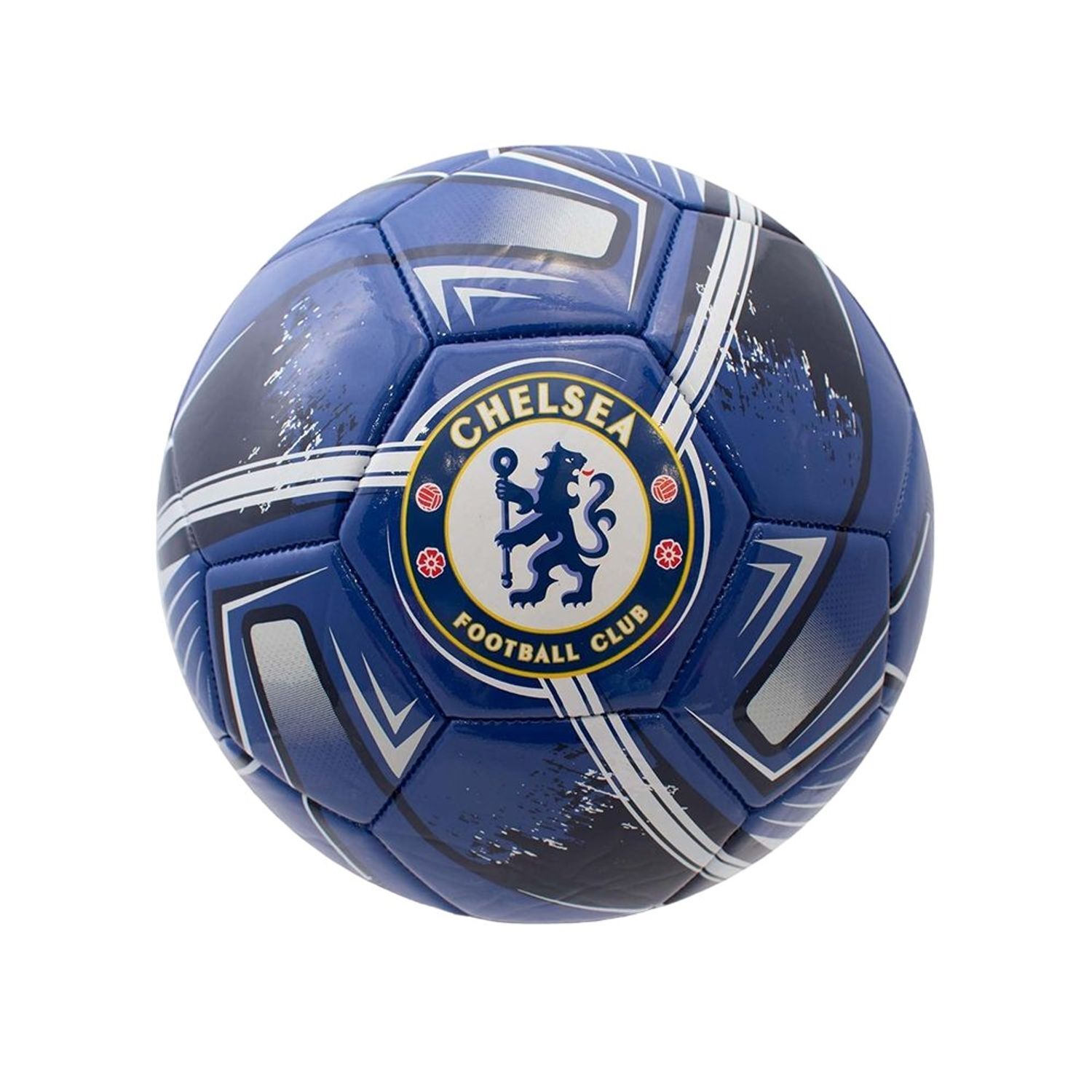 Chelsea Fc Turbine Crest Mini Football - Blue/White/Black