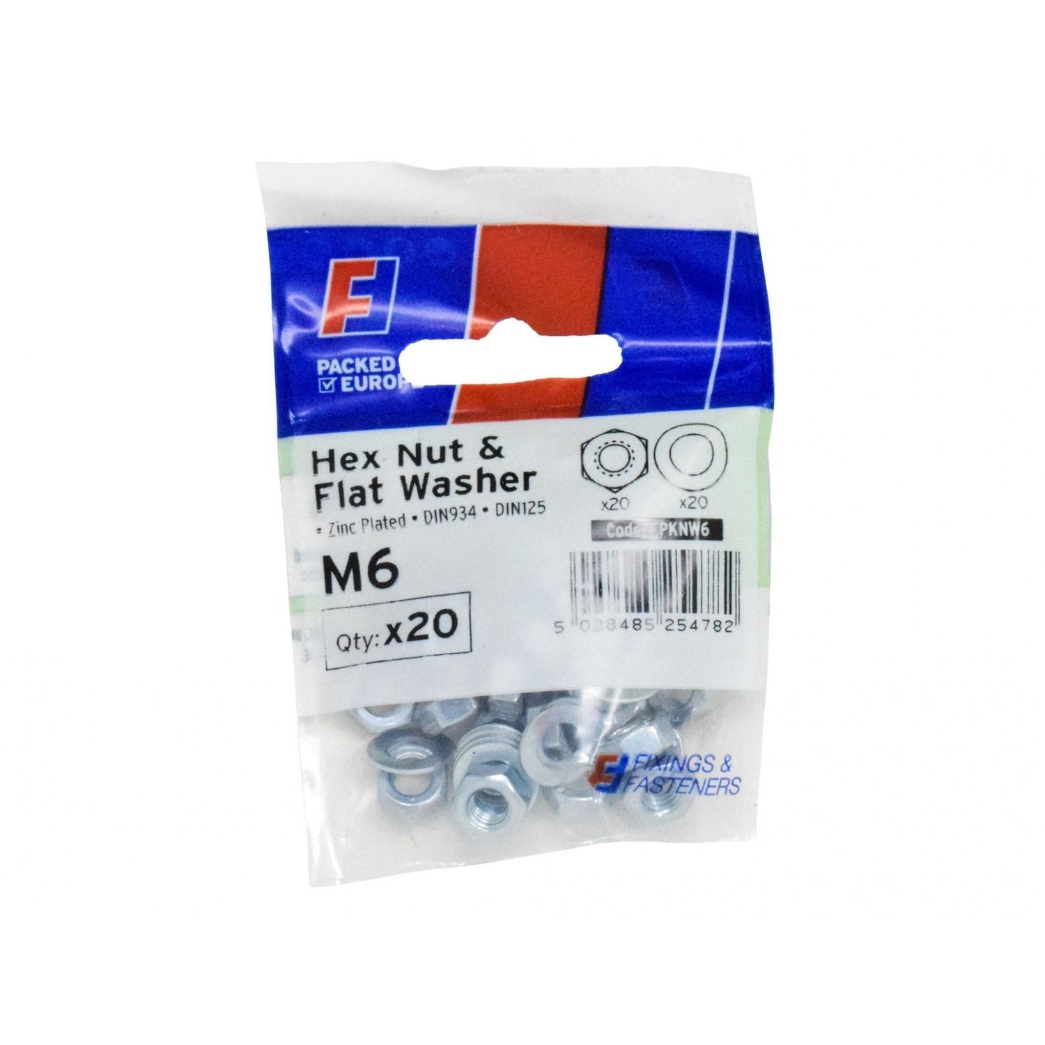 Forgefix Nut & Washer, Forgepack - Multi Colour