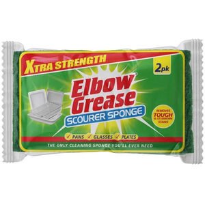 Elbow Grease Strong Sponge Scourer (Pack of 2)
