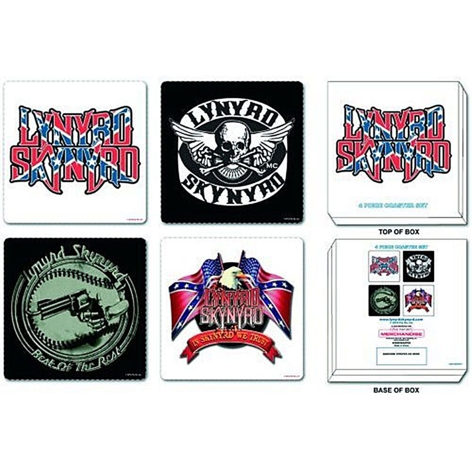 Image of Lynyrd Skynyrd Mixed Coaster Set (Pack&hellip;