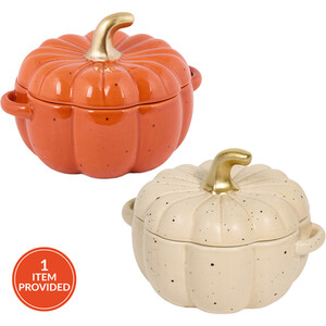 Small Pumpkin Serving Bowl