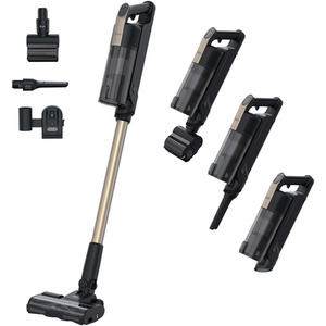400W Black and Gold Cordless Vacuum Cleaner with Motorised Pet Tool