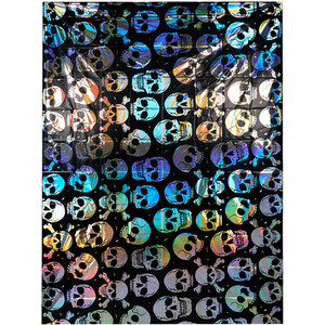 Holographic Skull Table Cover