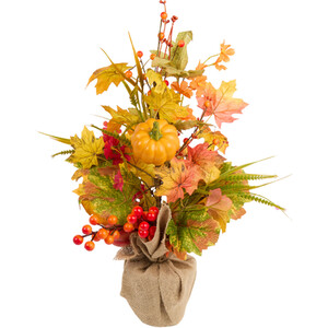 Autumnal Floral Table Tree