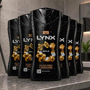 Lynx Shower Gel GOLD 225ml - Pack of 6