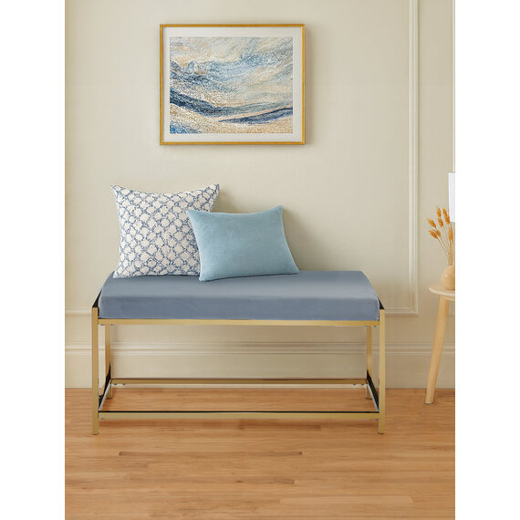 Allure Gold And Powder Blue Bench