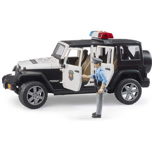 Bruder Jeep Wrangler Unlimited Rubicon Police with L S Module & Officer Emergency Response Playset
