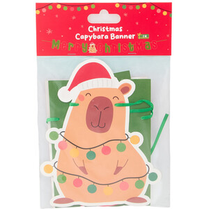 Christmas Capybara Banner