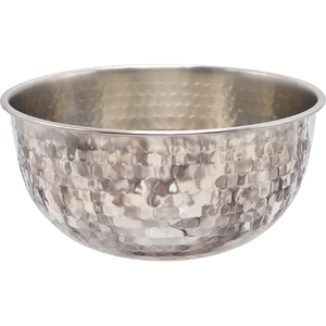 Buckingham Salad Mixing Bowl with Hammered Effect 24 cm, 4 Litre