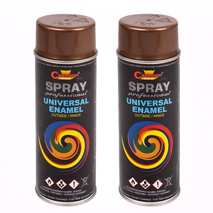 2 x 400 mL Copper Universal Gloss Enamel Spray Paint, Fast Drying