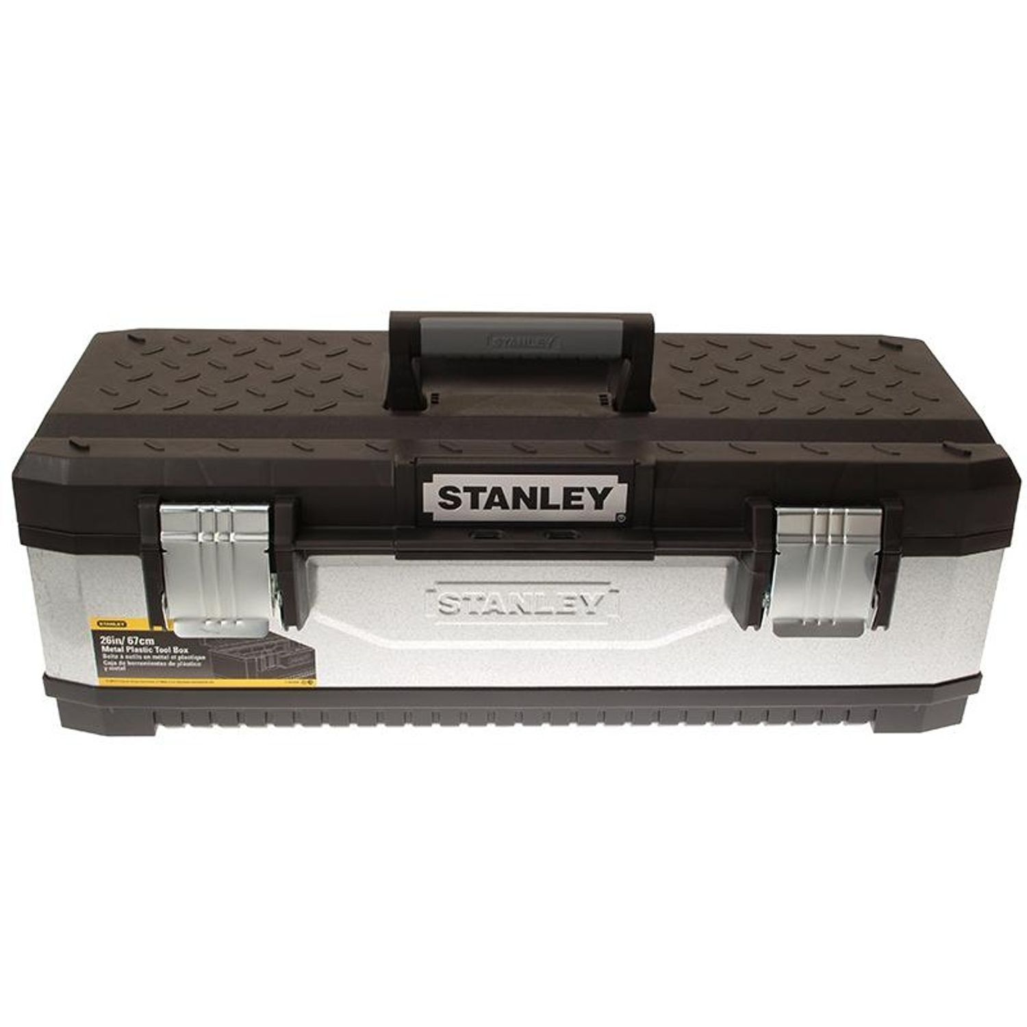 Stanley Hand Tools Galvanised Metal Toolbox - Galvanised