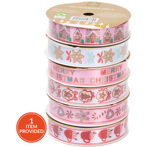 Thin Gingerbread Decorating Ribbon