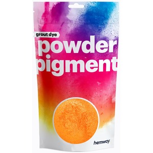 Hemway Grout Powder Pigment Dye Metallic Tangerine Orange 50g