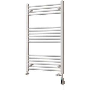 Zennor - White Dual Fuel Towel Rail Thermostatic WIFI - Straight