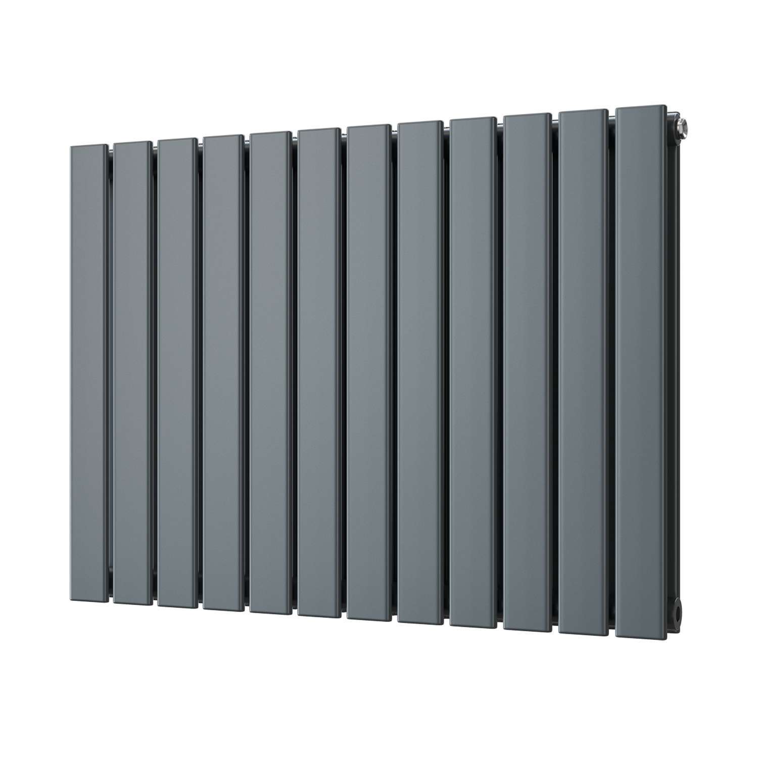 Uk Radiators Typhoon - Anthracite Vertical Radiator Double Panel - Anthracite / 600Mm / 816Mm