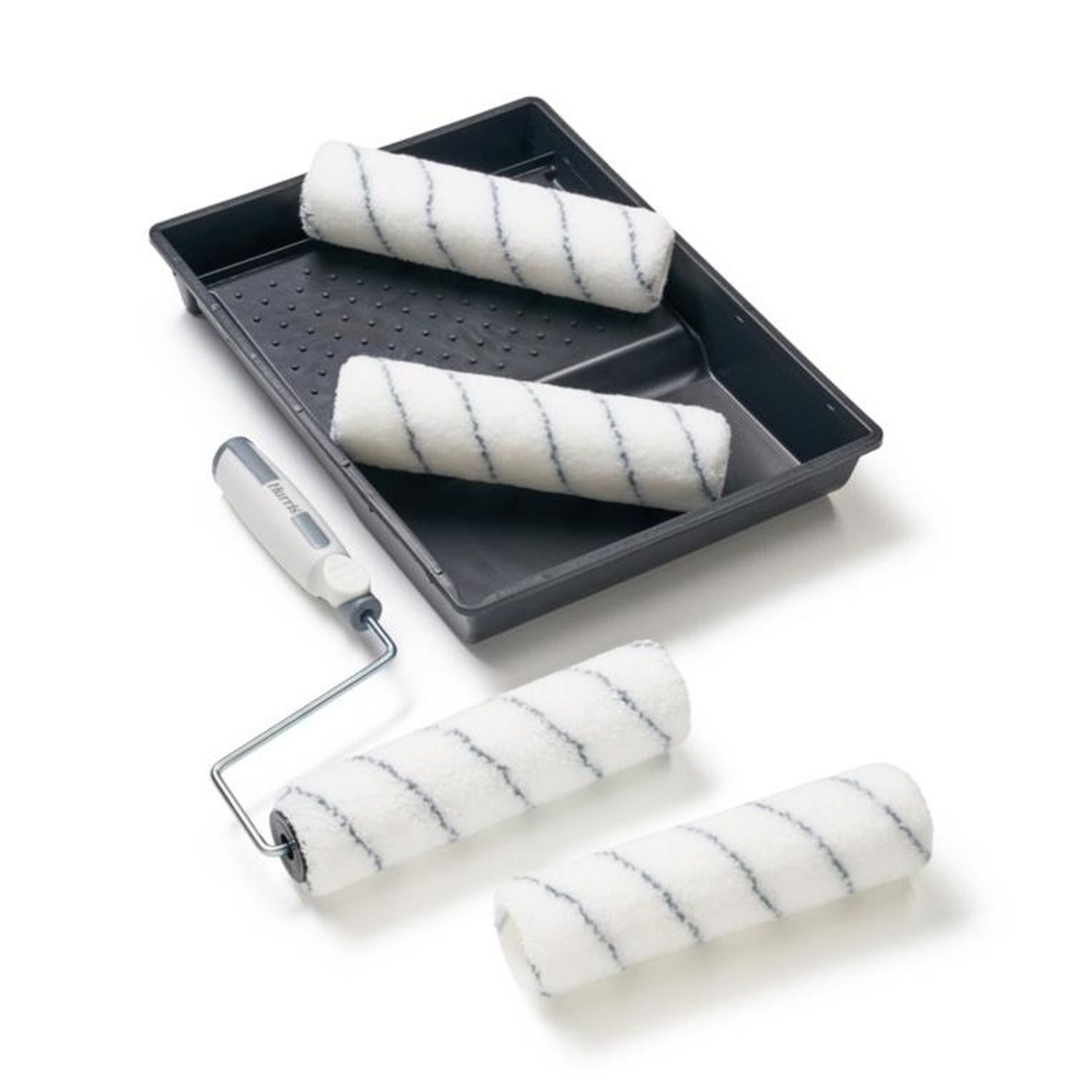 Harris Black/White Seriously Good Paint Roller Set (Pack Of 4) - Image 3