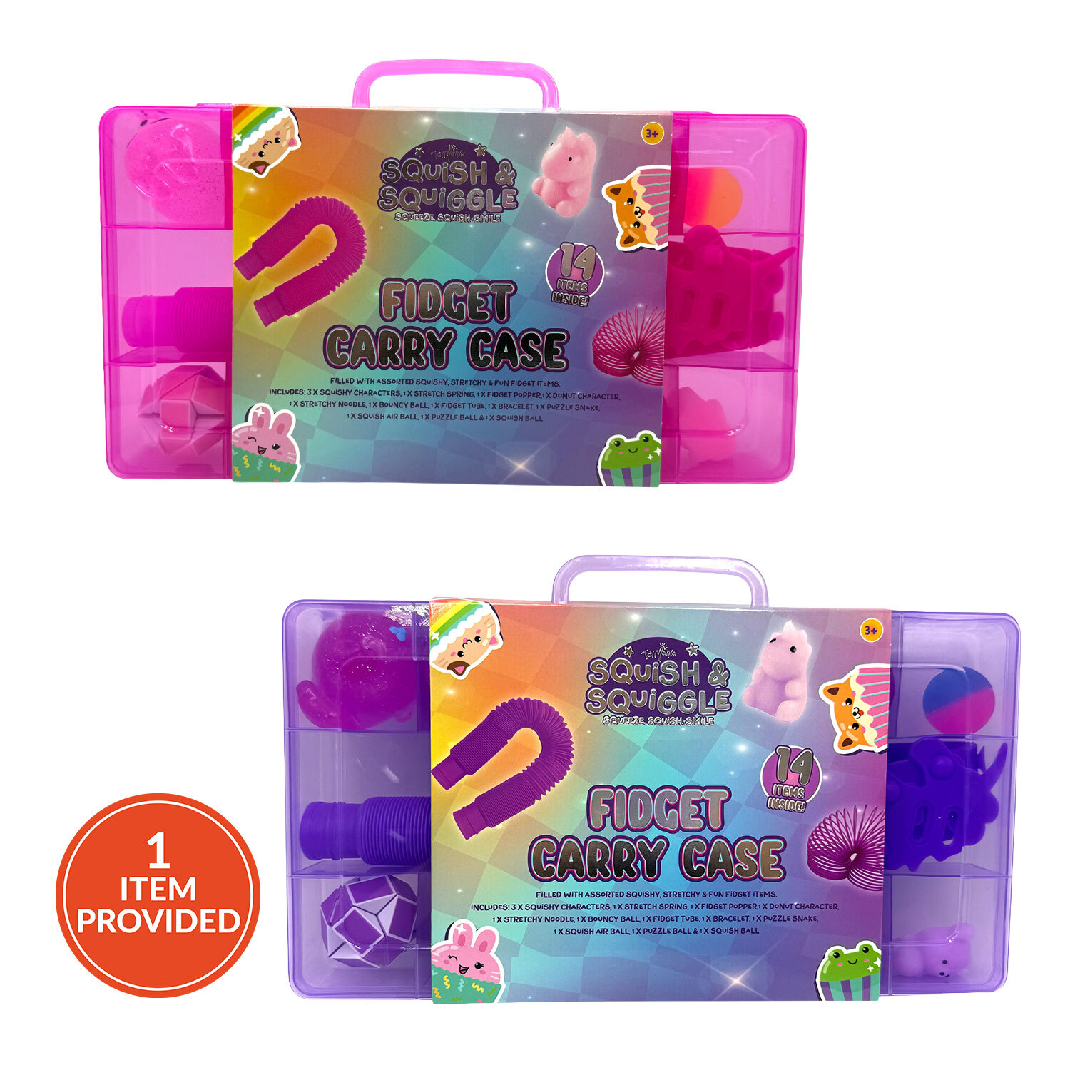 Squish & Squiggle Fidget Carry Case