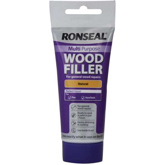 Ronseal multi-purpose wood filler tube natural 100g