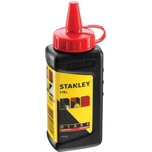 STANLEY hand tools red chalk refill 113g model 1-47-404