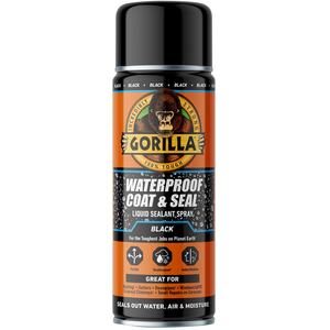 Gorilla Glue Waterproof Coat & Seal Spray Black 450ml