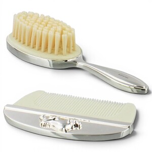 Disney Winnie the Pooh Silver Plated Brush and Comb Gift Set