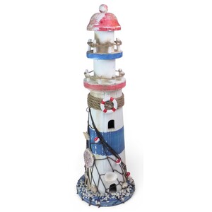 Rustic Lighthouse Nautical Bathroom Decoration
