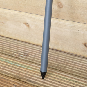 1.7m Outdoor Garden Patio Parasol Sun Shade in Grey