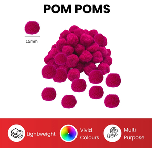 Pack-of-50-Deep-Red-Pom-Poms-1.5cm