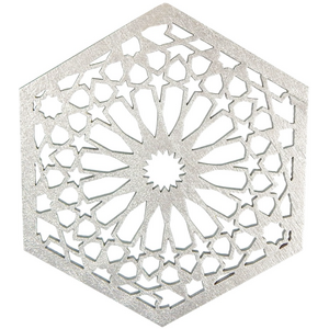 Geo Shapes (4pk) - Silver