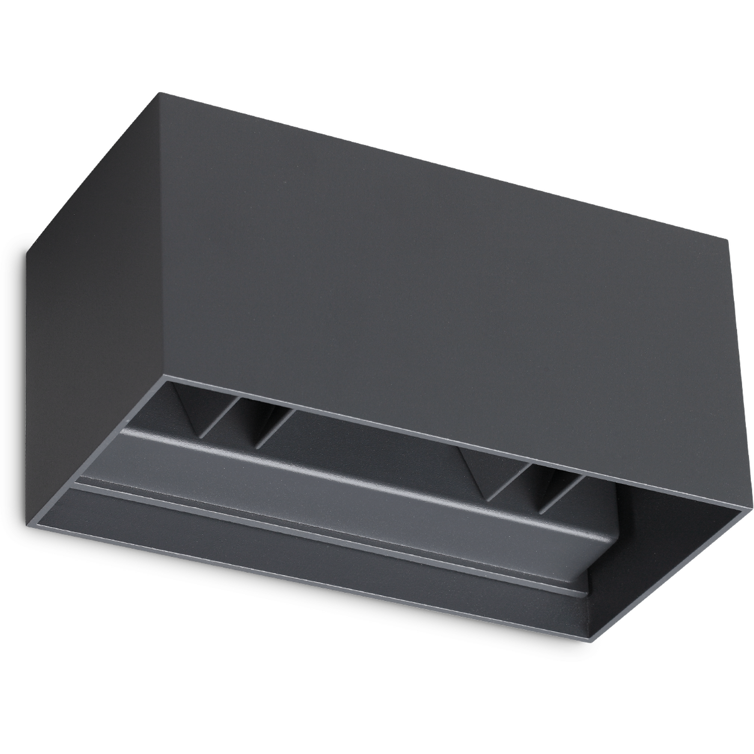 Netlighting Unisex Black Atom Light Outdoor Up Down Wall Lamp Anthracite 2100Lm 3000K Ip54 In Size 4 - Image 2