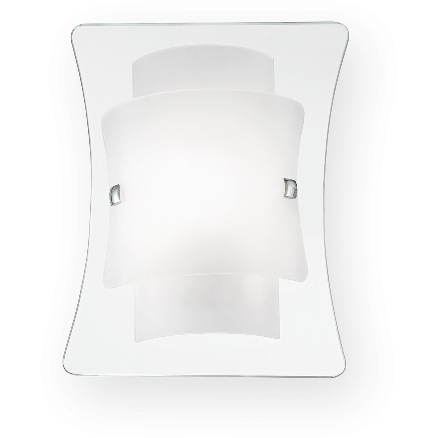 Ideal Lux Lighting Triplo Wall Light Glass - Glass