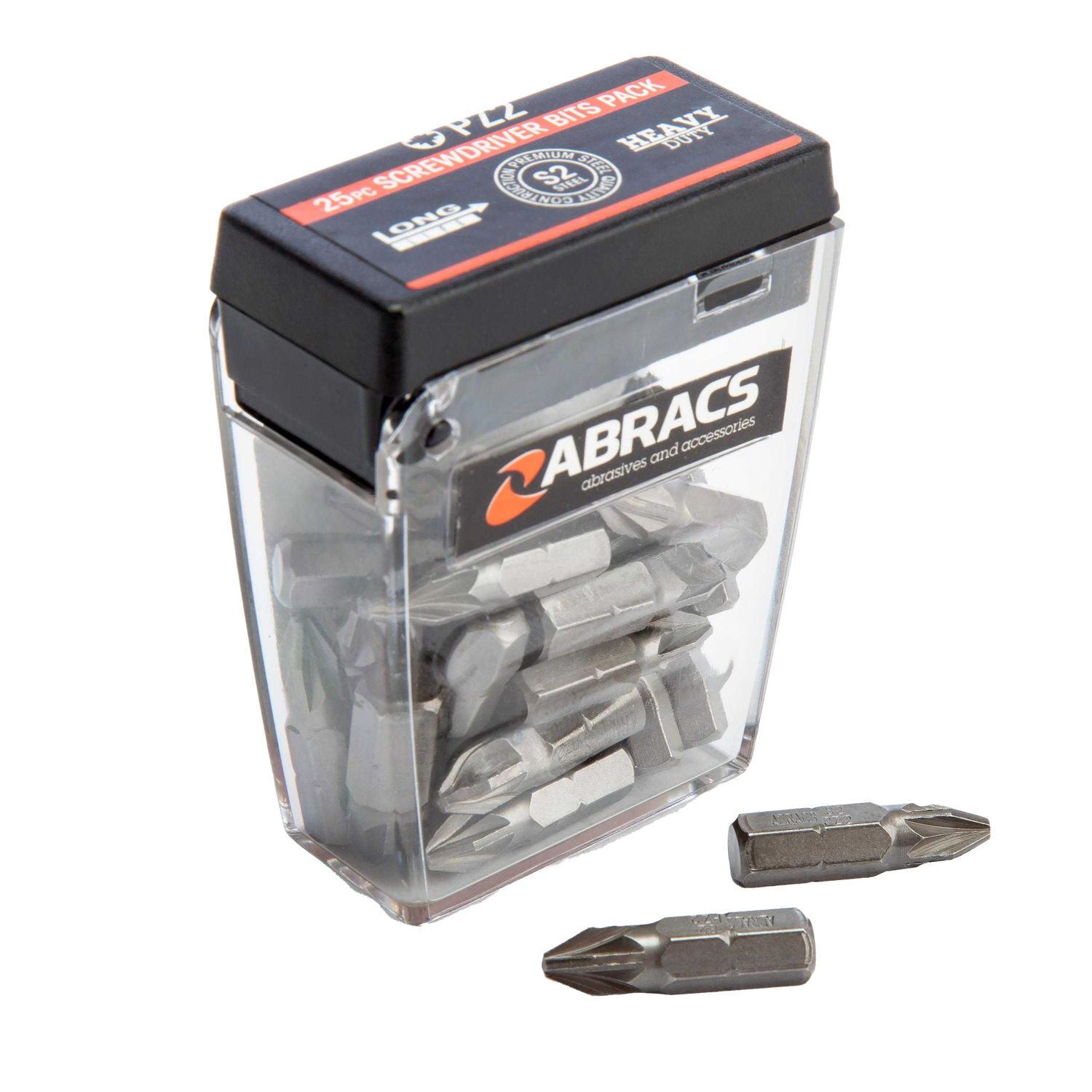 Abracs Expert Pz2 Pozi Screwdriver Bit - Silver