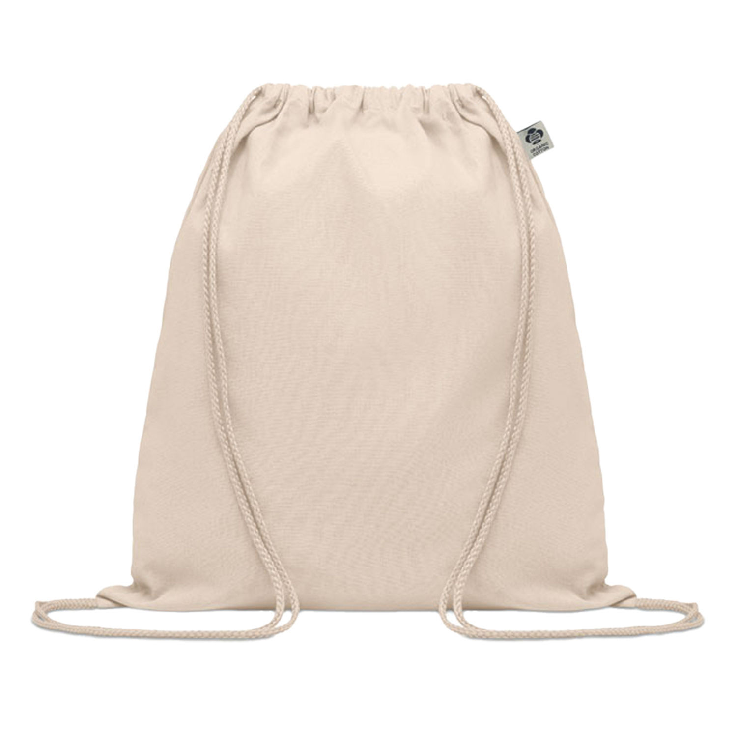 Midocean Yuki Organic Cotton Drawstring Bag - Beige