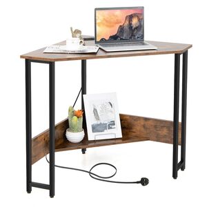 Costway Triangle Computer Desk B